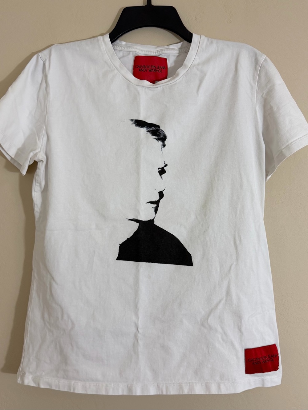 Calvin Klein Jeans x Andy Warhol Self Portrait Graphic Tee Womens XL/Fits Mens M